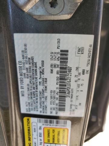 82785155 :رقم المزاد ، 3FA6P0LU1GR123407 vin ، 2016 Ford Fusion مزاد بيع