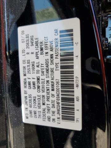 Aukcja sprzedaży 2010 Acura Tsx, vin: JH4CU4F69AC001067, numer aukcji: 84070455
