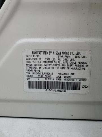 Auction sale of the 2018 Infiniti Q50, vin: JN1EV7AP2JM362646, lot number: 85920925