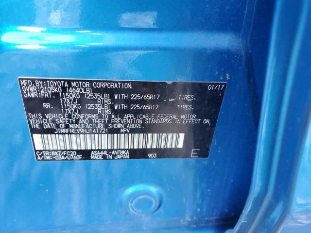 82329695 :رقم المزاد ، JTMRFREV9HJ141721 vin ، 2017 Toyota Rav4 Xle مزاد بيع