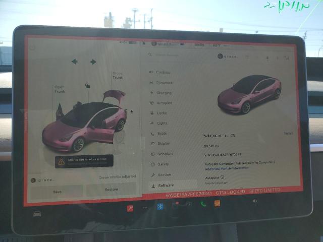 Aukcja sprzedaży 2023 Tesla Model 3, vin: 5YJ3E1EA7PF670341, numer aukcji: 86091395