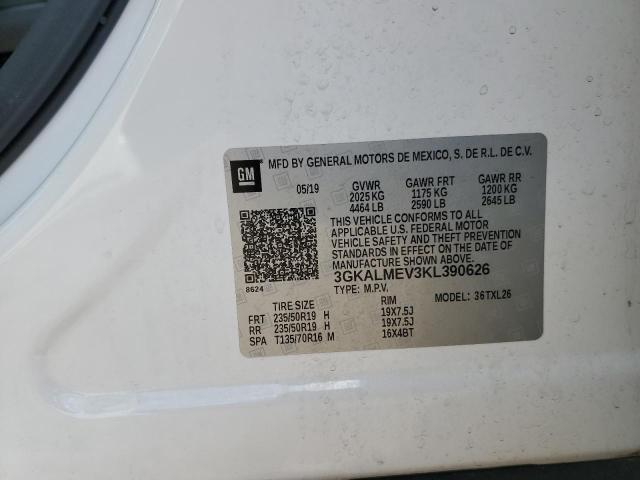 Продаж на аукціоні авто 2019 Gmc Terrain, vin: 3GKALMEV3KL390626, номер лоту: 90476315