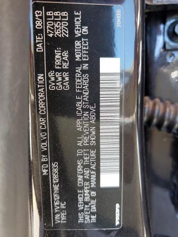 2014 Volvo S60 T5 მანქანა იყიდება აუქციონზე, vin: YV1612FHXE1285835, აუქციონის ნომერი: 81463305