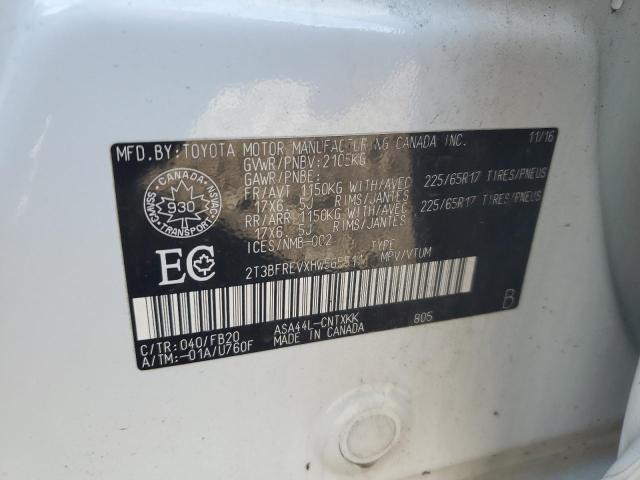 90494655 :رقم المزاد ، 2T3BFREVXHW565511 vin ، 2017 Toyota Rav4 مزاد بيع