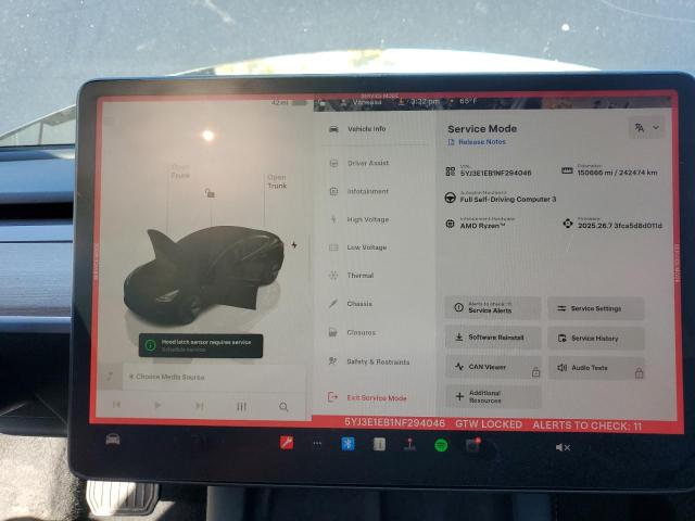 Продаж на аукціоні авто 2022 Tesla Model 3, vin: 5YJ3E1EB1NF294046, номер лоту: 86305535