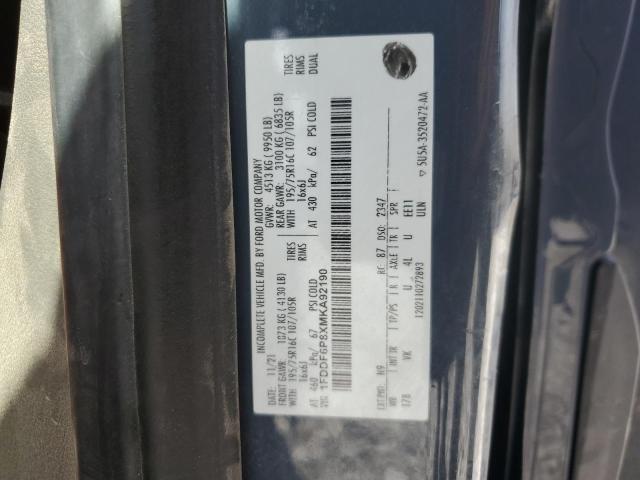 Продаж на аукціоні авто 2021 Ford Transit, vin: 1FDDF6P8XMKA92190, номер лоту: 85840145