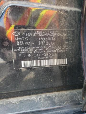 85101385 :رقم المزاد ، 5NPE34AF9JH604576 vin ، 2018 Hyundai Sonata Sport مزاد بيع