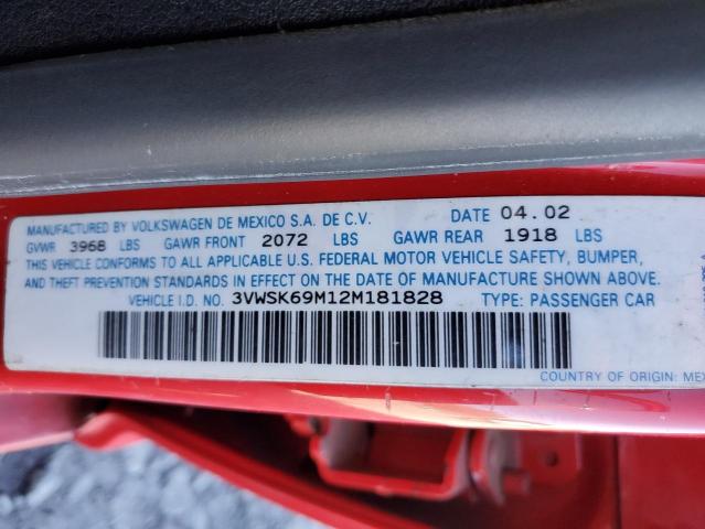 Продаж на аукціоні авто 2001 Volkswagen Jetta, vin: 3VWSK69M12M181828, номер лоту: 86987785