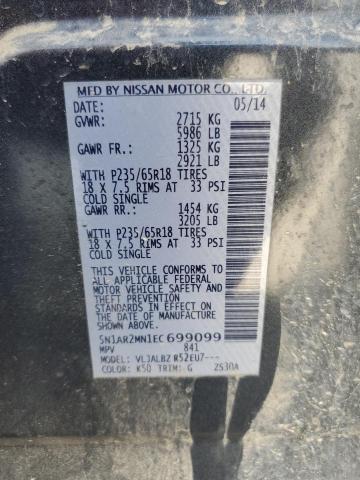 Aukcja sprzedaży 2014 Nissan Pathfinder S, vin: 5N1AR2MN1EC699099, numer aukcji: 86151385