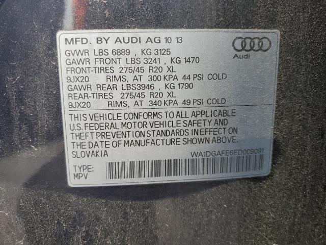 Aukcja sprzedaży 2014 Audi Q7, vin: WA1DGAFE6ED009091, numer aukcji: 89849465