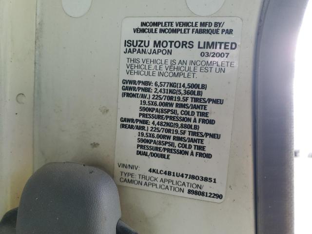 Продажа на аукционе авто 2007 Isuzu Npr, vin: 4KLC4B1U47J803851, номер лота: 90511165