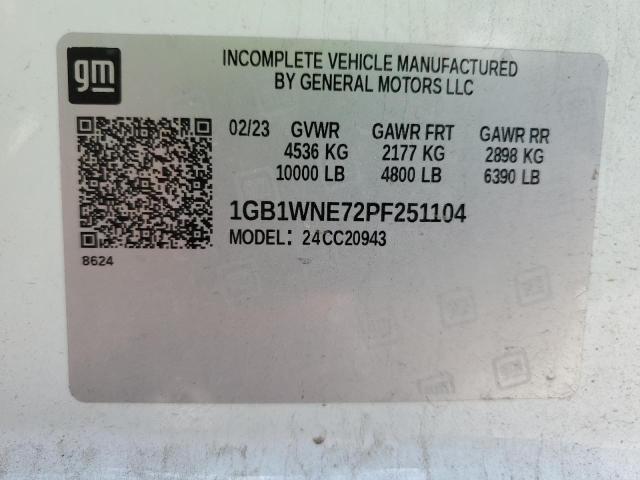 Aukcja sprzedaży 2023 Chevrolet Silverado, vin: 1GB1WNE72PF251104, numer aukcji: 86132295