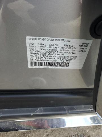 Продажа на аукционе авто 2020 Acura Mdx Techno, vin: 5J8YD3H59LL010927, номер лота: 85089915