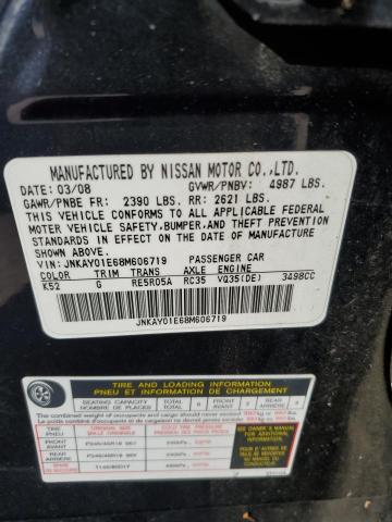 2008 Infiniti M35 Base მანქანა იყიდება აუქციონზე, vin: JNKAY01E68M606719, აუქციონის ნომერი: 85271285