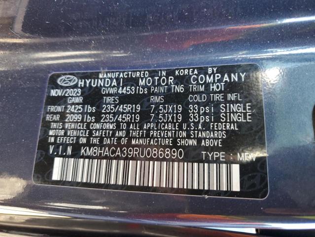 Aukcja sprzedaży 2024 Hyundai Kona, vin: KM8HACA39RU086890, numer aukcji: 90023045