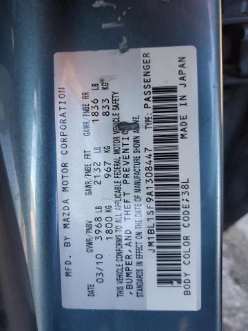 87270175 :رقم المزاد ، JM1BL1SF9A1308447 vin ، 2010 Mazda 3 مزاد بيع