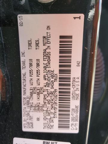 89917255 :رقم المزاد ، 5TFRY5F18FX182799 vin ، 2015 Toyota Tundra مزاد بيع