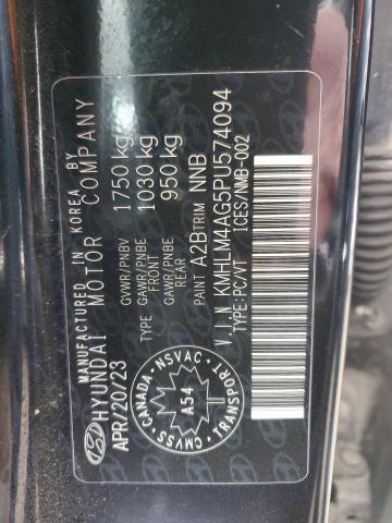 89831975 :رقم المزاد ، KMHLM4AG5PU574094 vin ، 2023 Hyundai Elantra مزاد بيع