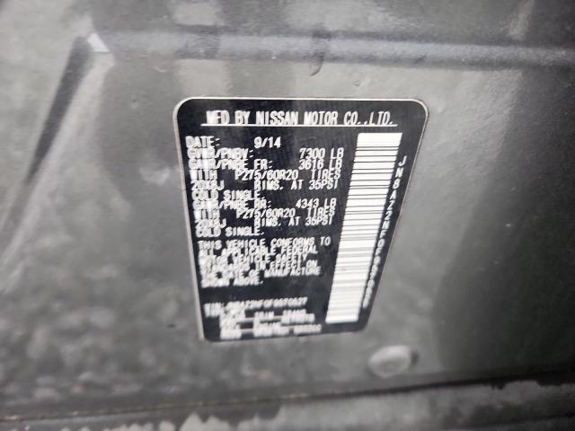 2015 Infiniti Qx80 მანქანა იყიდება აუქციონზე, vin: JN8AZ2NF0F9570527, აუქციონის ნომერი: 90232635