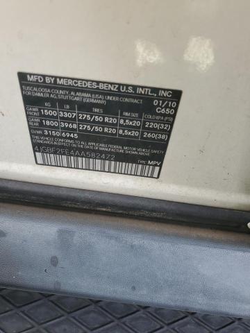 90403415 :رقم المزاد ، 4JGBF2FE4AA582472 vin ، 2010 Mercedes-benz Gl مزاد بيع