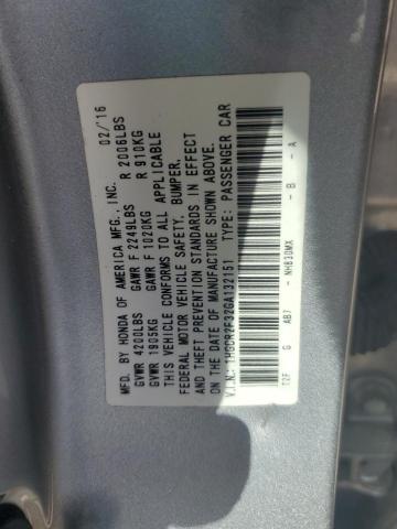 Продаж на аукціоні авто 2016 Honda Accord, vin: 1HGCR2F32GA132151, номер лоту: 87064575