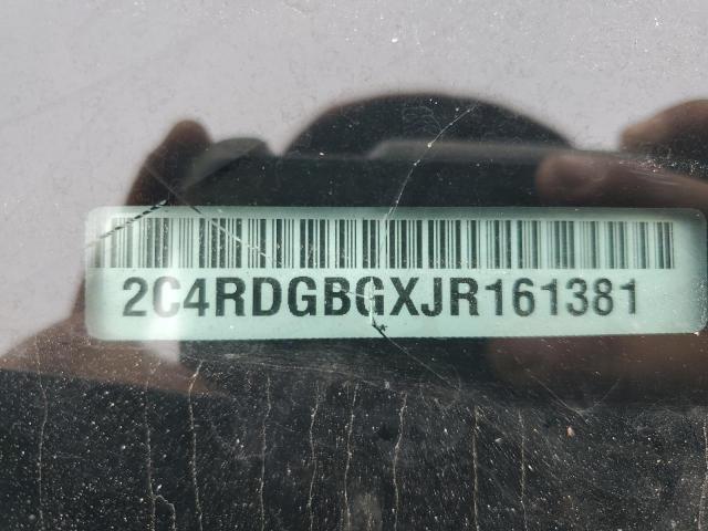 90659815 :رقم المزاد ، 2C4RDGBGXJR161381 vin ، 2018 Dodge Grand Caravan مزاد بيع