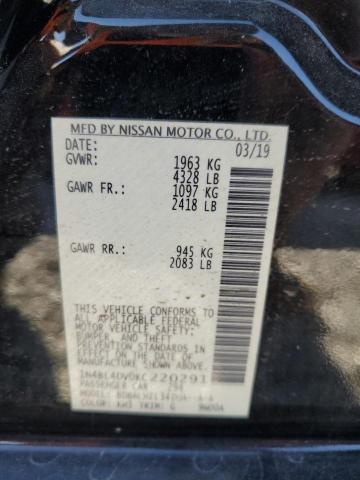 Aukcja sprzedaży 2019 Nissan Altima, vin: 1N4BL4DV0KC220291, numer aukcji: 87380055