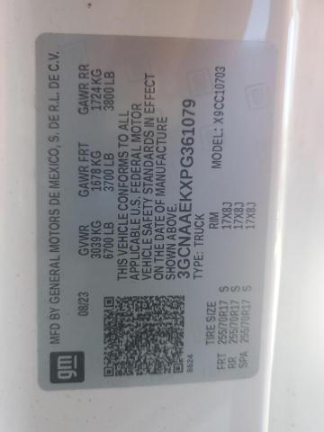 85563565 :رقم المزاد ، 3GCNAAEKXPG361079 vin ، 2023 Chevrolet Silverado C1500 مزاد بيع