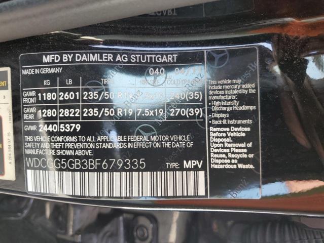 2011 Mercedes-benz Glk მანქანა იყიდება აუქციონზე, vin: WDCGG5GB3BF679335, აუქციონის ნომერი: 85522055