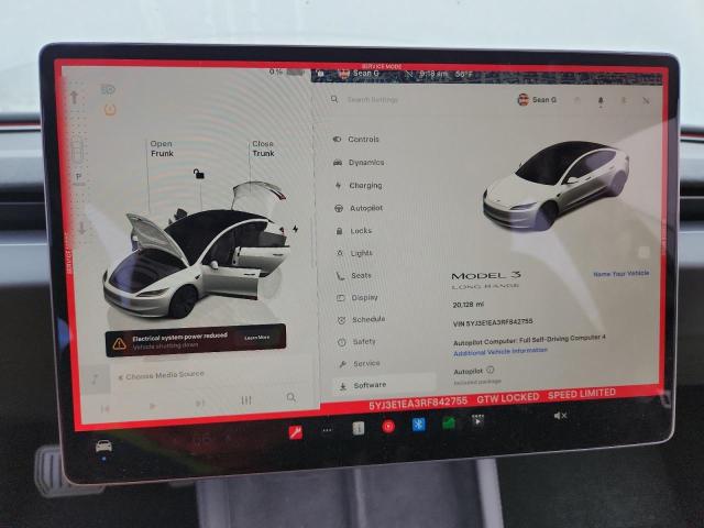 2024 Tesla Model 3 მანქანა იყიდება აუქციონზე, vin: 5YJ3E1EA3RF842755, აუქციონის ნომერი: 90506565