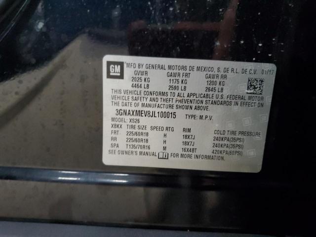 Продаж на аукціоні авто 2018 Chev Equinox Premier, vin: 3GNAXMEV8JL100015, номер лоту: 86408475