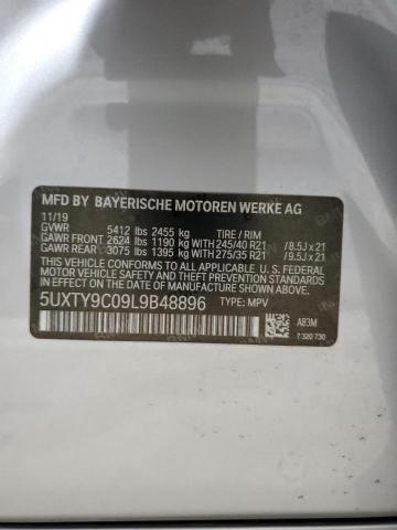 90456575 :رقم المزاد ، 5UXTY9C09L9B48896 vin ، 2020 Bmw X3 مزاد بيع