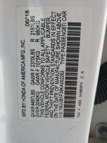 Продажа на аукционе авто 2019 Acura Tlx, vin: 19UUB1F39KA002282, номер лота: 87027975