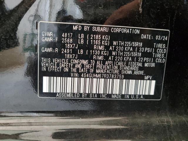 Aukcja sprzedaży 2021 Subaru Crosstrek, vin: 4S4GUHM67R3783759, numer aukcji: 86662705