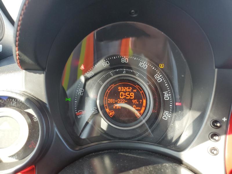 89895295 :رقم المزاد ، 3C3CFFFH8CT337233 vin ، 2012 Fiat 500 Abarth مزاد بيع