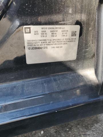 Продажа на аукционе авто 2013 Chevrolet Sonic Lt, vin: 1G1JC5SH4D4217215, номер лота: 82462635