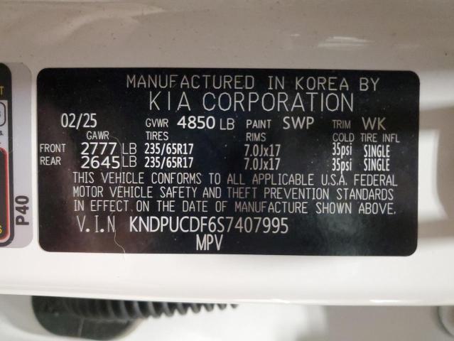 Aukcja sprzedaży 2025 Kia Sportage, vin: KNDPUCDF6S7407995, numer aukcji: 90521325