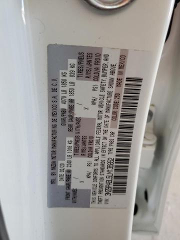 Продаж на аукціоні авто 2020 Mazda 3, vin: 3MZBPABL5LM136852, номер лоту: 86994455