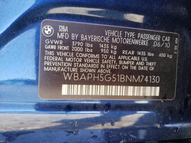 Продаж на аукціоні авто 2011 Bmw 328, vin: WBAPH5G51BNM74130, номер лоту: 86988535
