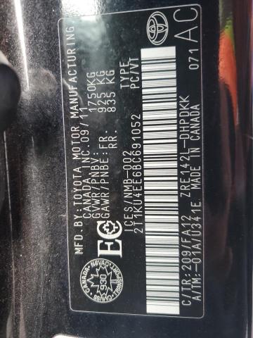 Продаж на аукціоні авто 2011 Toyota Corolla Matrix, vin: 2T1KU4EE6BC691052, номер лоту: 90624675