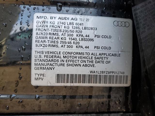 Продаж на аукціоні авто 2023 Audi Q4 E-tron, vin: WA1L2BFZ9PP012748, номер лоту: 85190605