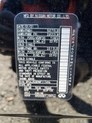 86623055 :رقم المزاد ، 3PCAJ5CB9MF117496 vin ، 2021 Infiniti Qx50 Essen مزاد بيع