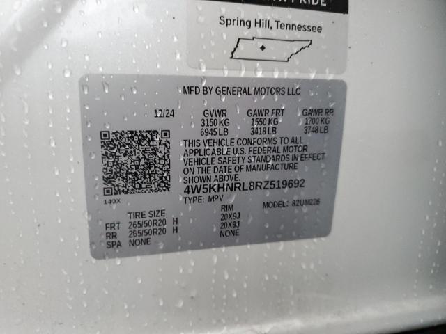 Aukcja sprzedaży 2024 Acura Zdx, vin: 4W5KHNRL8RZ519692, numer aukcji: 89884105