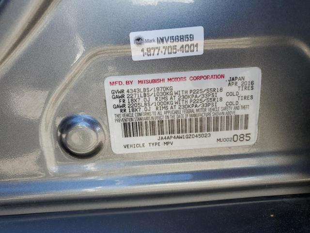 82209895 :رقم المزاد ، JA4AP4AW1GZ045023 vin ، 2016 Mitsubishi Outlander Sport مزاد بيع