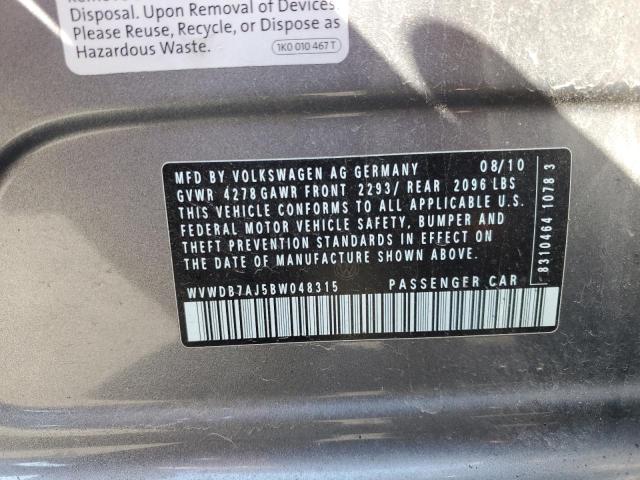 Aukcja sprzedaży 2011 Volkswagen Golf, vin: WVWDB7AJ5BW048315, numer aukcji: 90893695