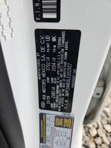 Продаж на аукціоні авто 2020 Kia Forte, vin: 3KPF24AD3LE202937, номер лоту: 89512625