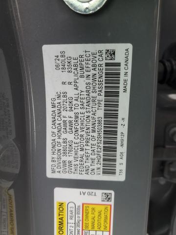 Продаж на аукціоні авто 2025 Honda Civic Spor, vin: 2HGFE2F52SH503863, номер лоту: 87298995