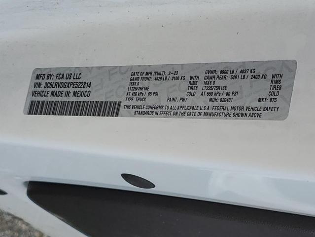 84245135 :رقم المزاد ، 3C6LRVDGXPE522814 vin ، 2023 Ram Promaster 2500 مزاد بيع