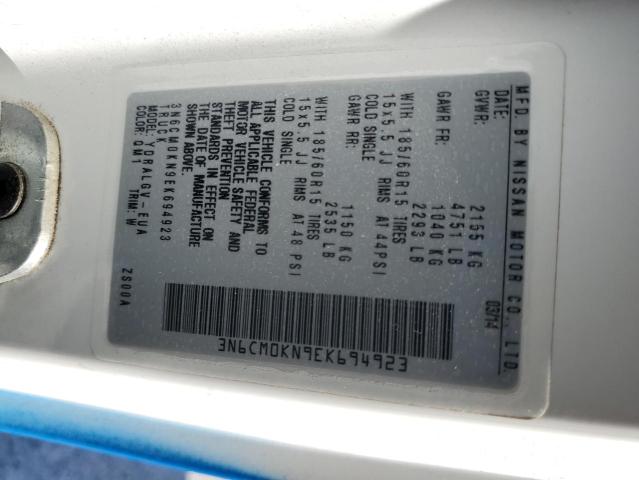 Aukcja sprzedaży 2014 Nissan Nv200 2.5s, vin: 3N6CM0KN9EK694923, numer aukcji: 81488465