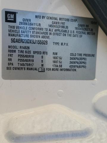 Aukcja sprzedaży 2009 Buick Enclave, vin: 5GAER23DX9J155928, numer aukcji: 91037885